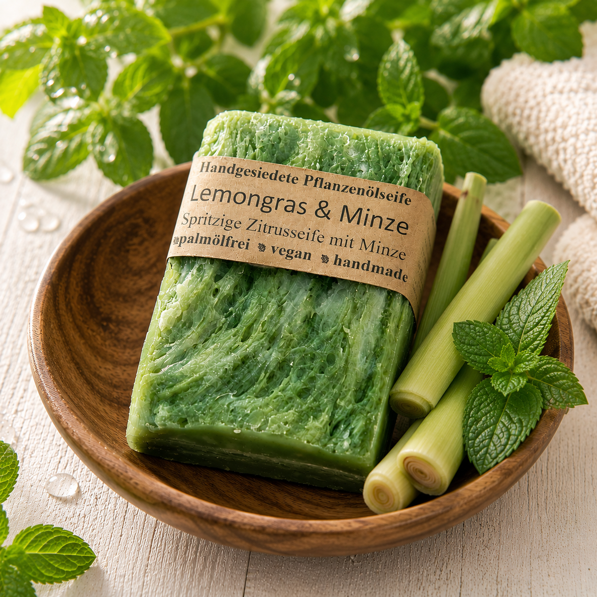 Seifenglück® – Lemongras & Minze