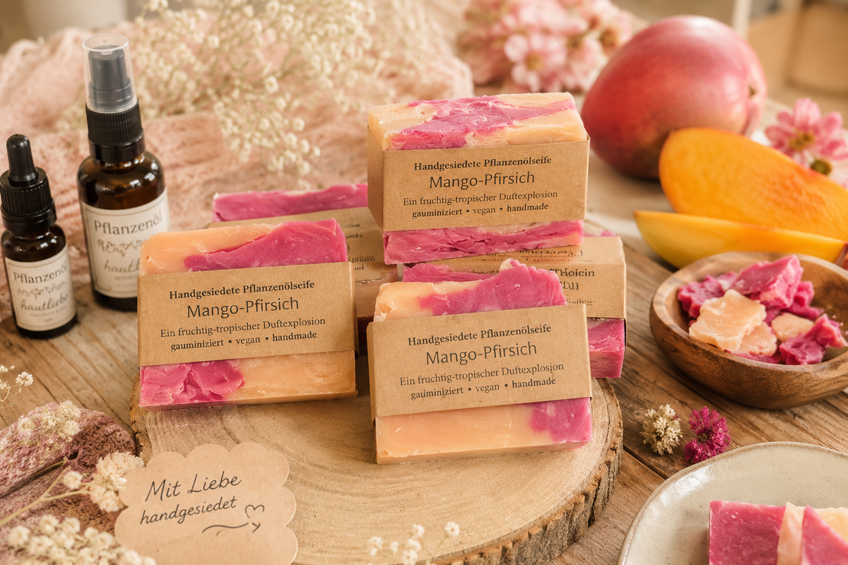 Seifenglück® – Mango-Pfirsich
