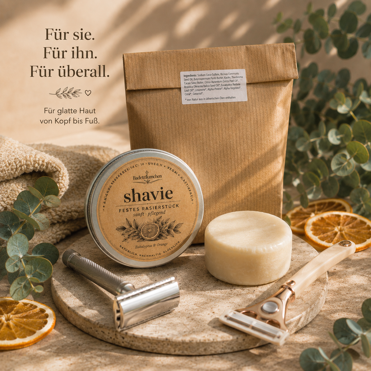 SHAVIE - fester Rasierschaum